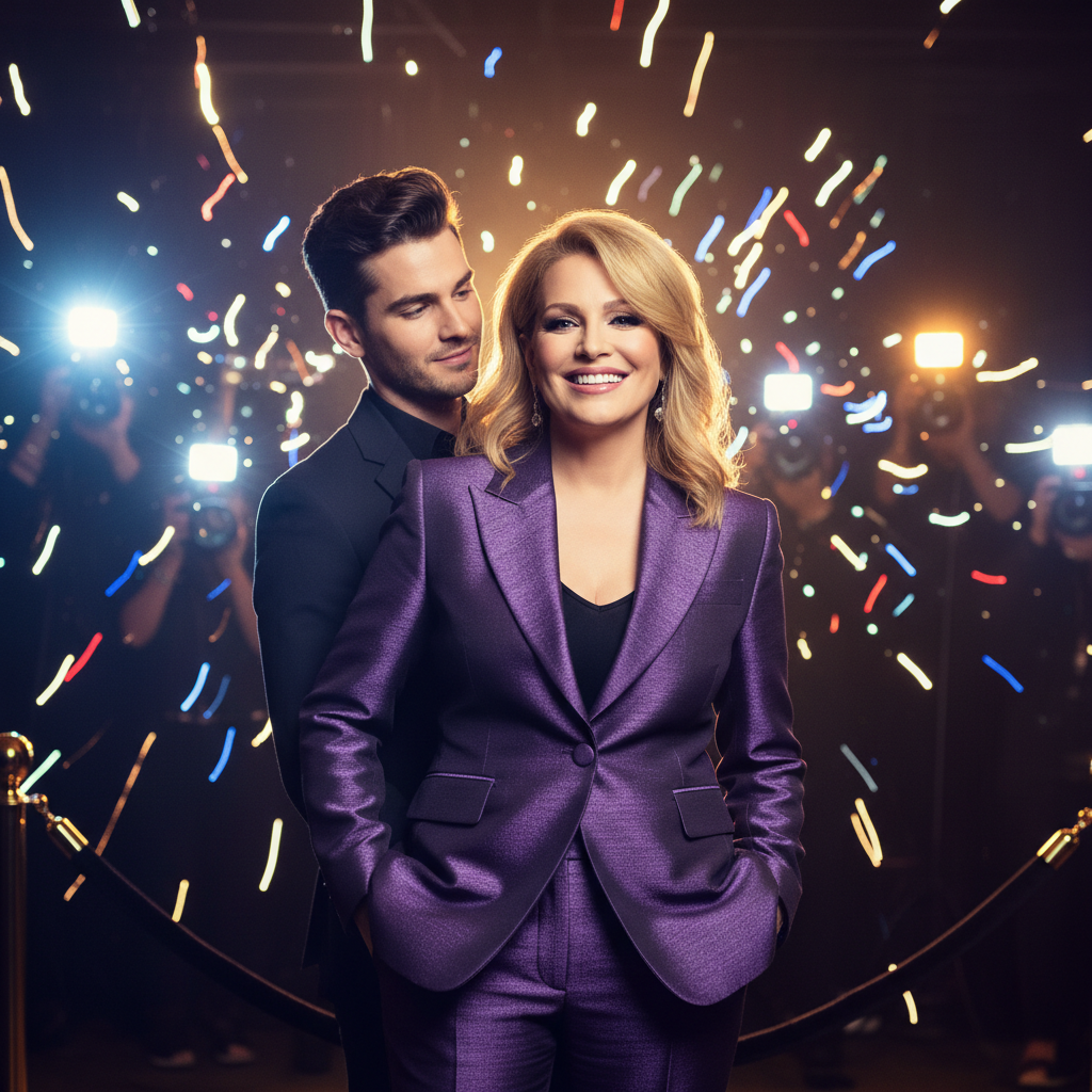 Kathy Griffin confidently addressing the 'cougar' tag while discussing her relationship with a younger man.