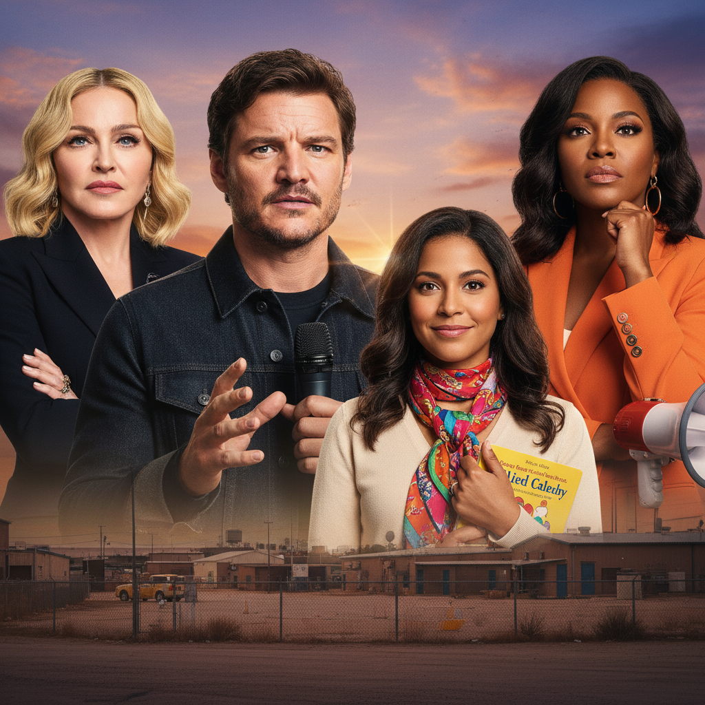 Madonna, Pedro Pascal, Ms. Rachel Demand TX Detention Center Closure